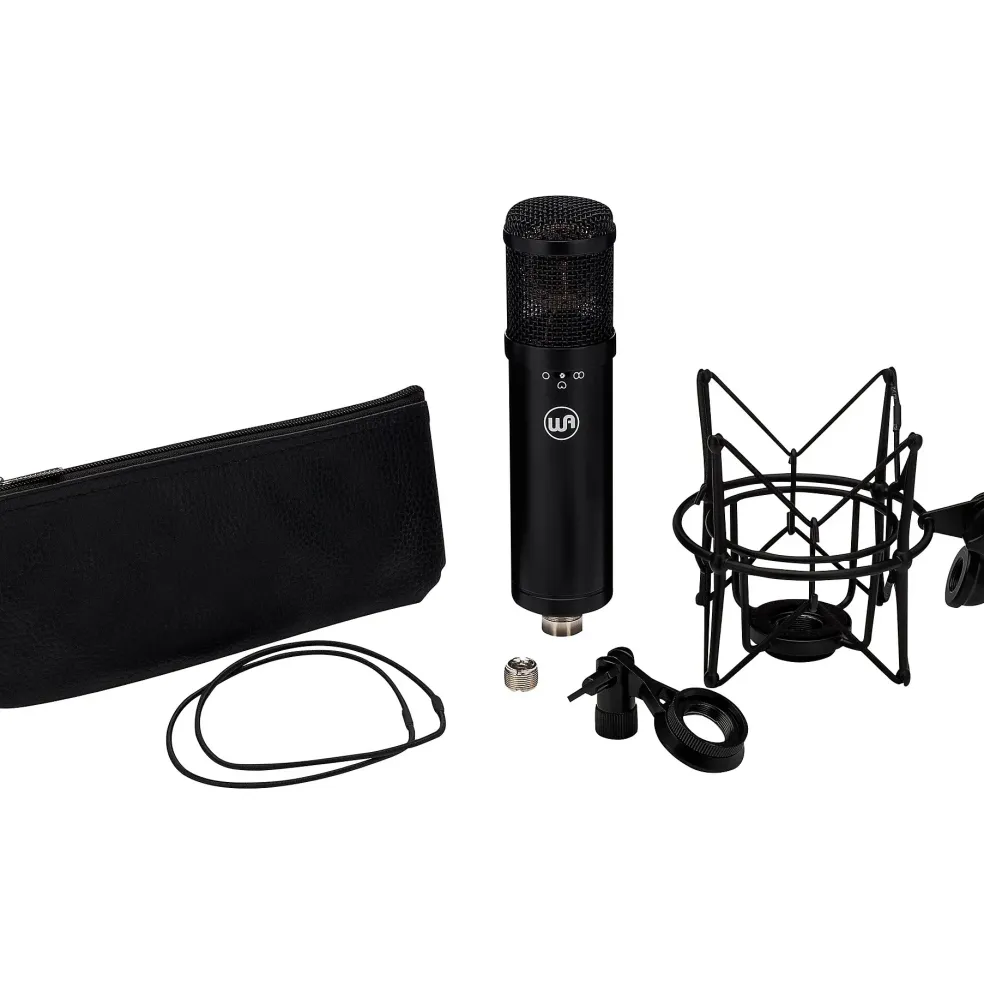 Warm Audio WA-47jr-BLK FET Black Condenser Microphone Black