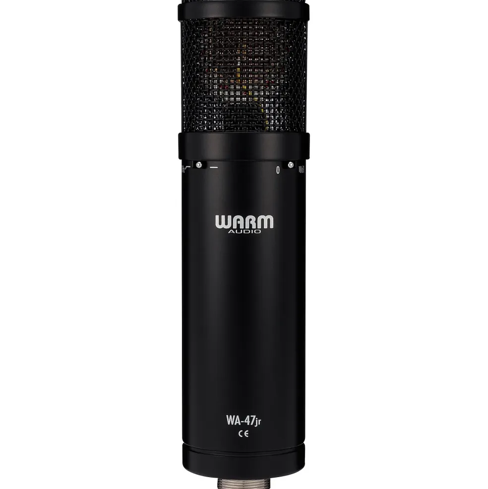 Warm Audio WA-47jr-BLK FET Black Condenser Microphone Black