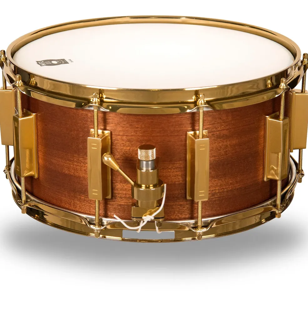 WFLIII Drums Classic Wood Mahogany Snare Drum With Gold Hardware 14 x 5 in.