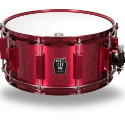 WFLIII Drums Signature Metal Snare Drum With Red Hardware 14 x 6.5 in. Rockin' Red