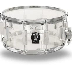 WFLIII Drums Top Hat and Cane Collector's Acrylic Snare Drum With Chrome Hardware 14 x 6.5 in.