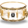 WFLIII Drums Top Hat and Cane Collector's Acrylic Snare Drum With Gold Hardware 14 x 6.5 in.