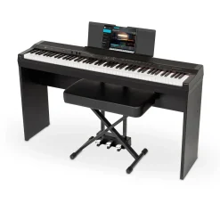 Williams Allegro IV In-Home Pack Digital Piano With Stand, Bench & Piano-Style Pedal Black