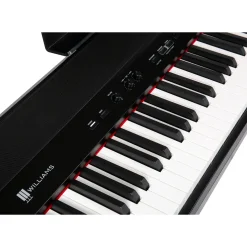 Williams Allegro IV 88-Key Digital Piano With Bluetooth and Sustain Pedal Black