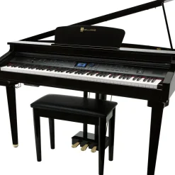 Williams Symphony Grand Digital Piano With Bench Ebony Polish