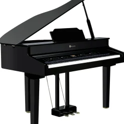 Williams Symphony Grand II Digital Micro Grand Piano With Bench Black 88 Key