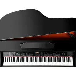 Williams Symphony Grand II Digital Micro Grand Piano With Bench Black 88 Key