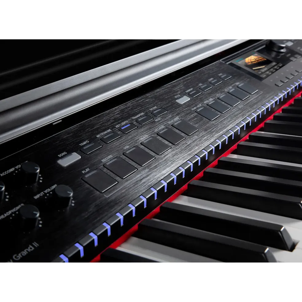 Williams Symphony Grand II Digital Micro Grand Piano With Bench Black 88 Key