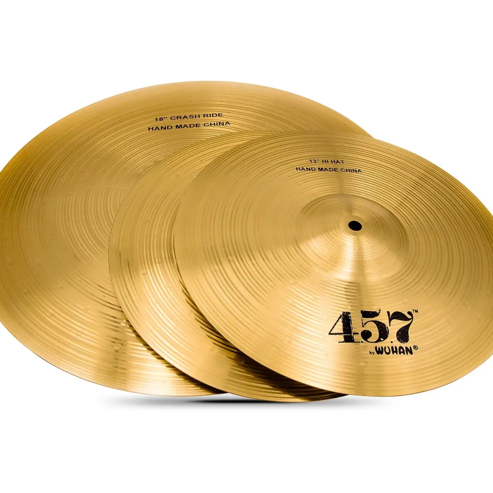 Wuhan 457 3-Piece Cymbal Pack