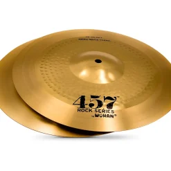 Wuhan 457 Rock Hi-Hat Cymbals 13 in.