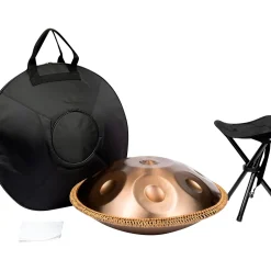 X8 Drums Genesis Handpan D Kurd With Bag and Stand
