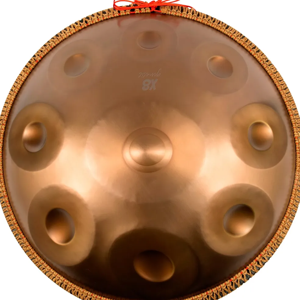 X8 Drums Genesis Handpan D Kurd With Bag and Stand