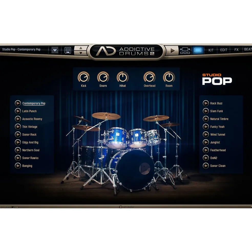 XLN Audio Addictive Drums 2 Retroplex Software Download