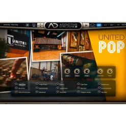 XLN Audio Addictive Drums 2: United Pop ADpak