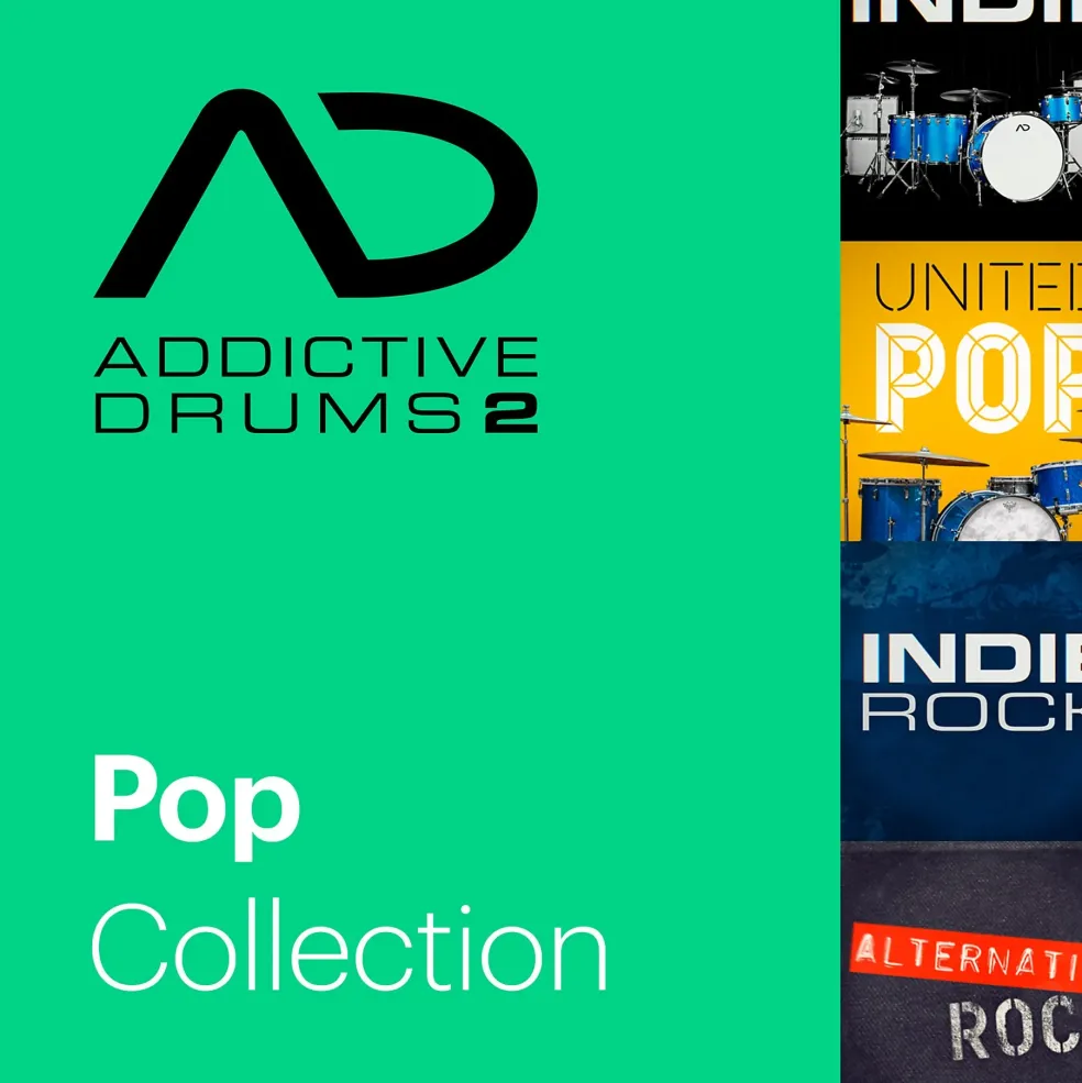XLN Audio Addictive Drums 2 : Pop Collection