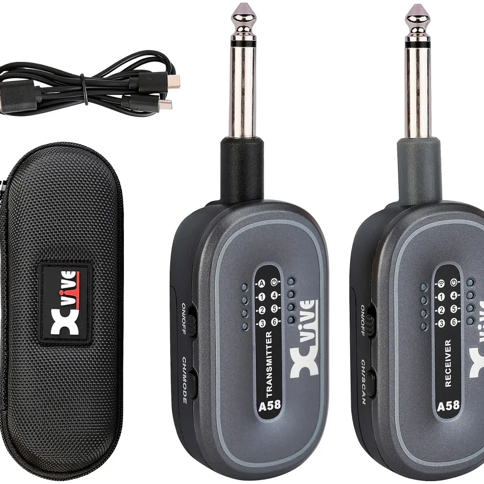 Xvive A58 Wireless Guitar System Black
