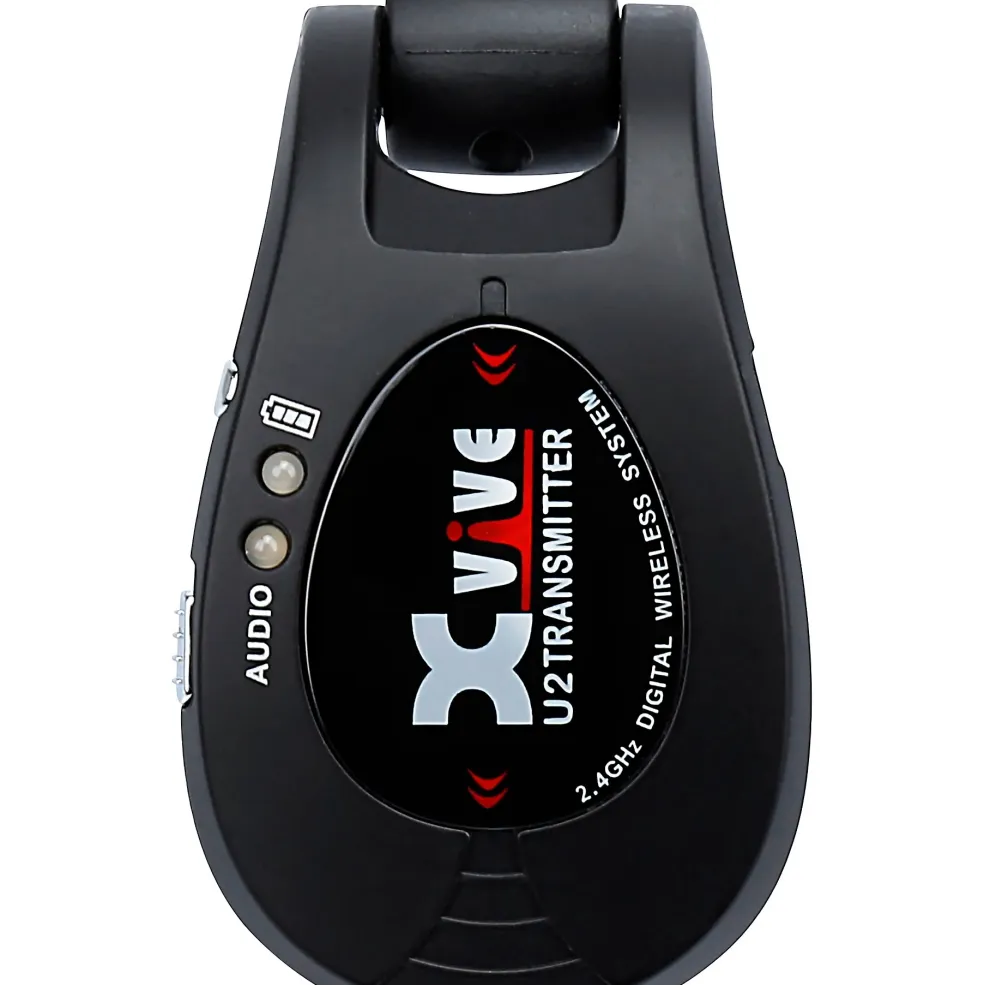 Xvive U2 Dual Transmitter Digital Wireless Guitar System Black