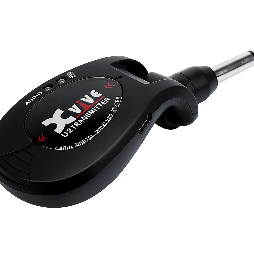 Xvive U2 Dual Transmitter Digital Wireless Guitar System Black