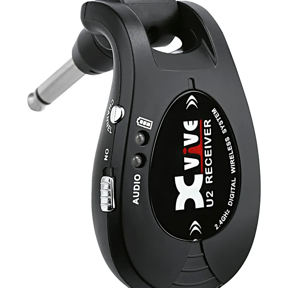 Xvive U2 Dual Transmitter Digital Wireless Guitar System Black