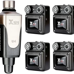 Xvive U4 In-Ear Wireless Monitor System With Transmitter and 4 Receivers