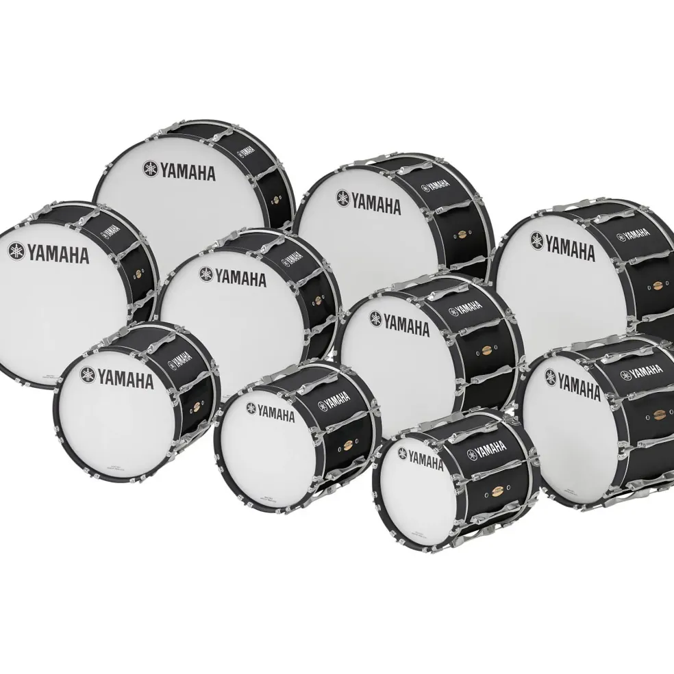 Yamaha 18" x 14" 8300 Series Field-Corps Marching Bass Drum Black Forest