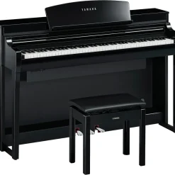 Yamaha Clavinova CSP-275 Digital Console Piano With Bench Polished Ebony