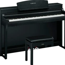 Yamaha Clavinova CSP-255 Digital Console Piano With Bench Black Walnut