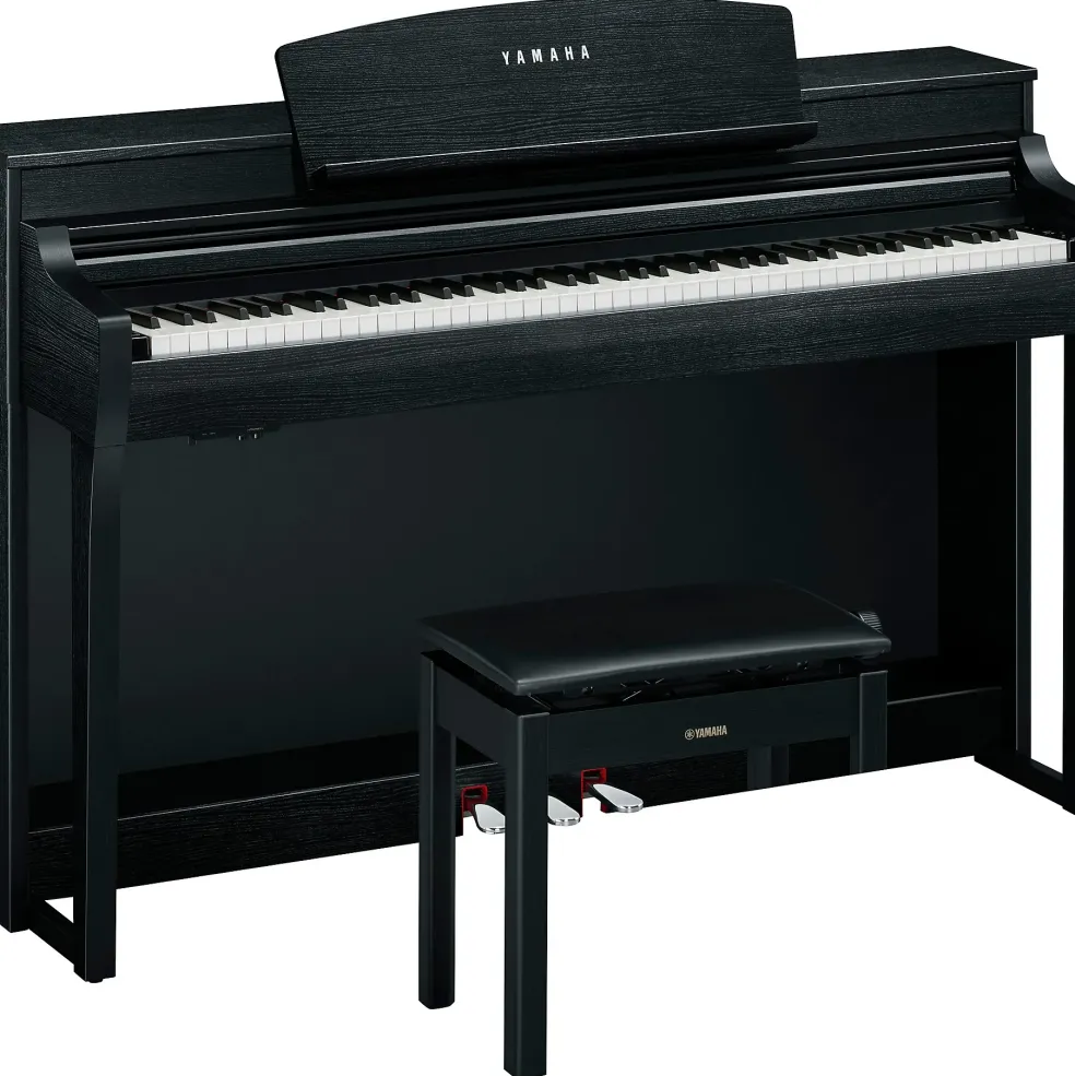 Yamaha Clavinova CSP-255 Digital Console Piano With Bench Black Walnut