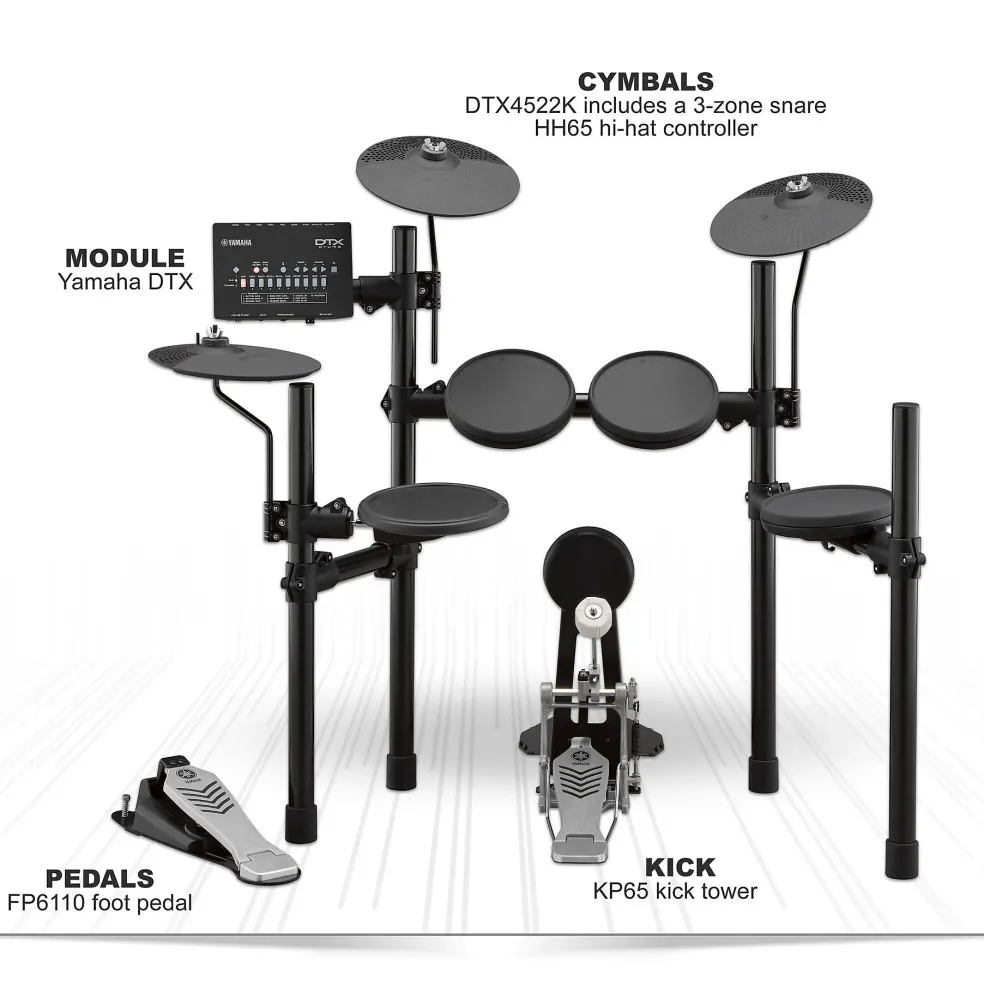 Yamaha DTX452K Electronic Drum Set