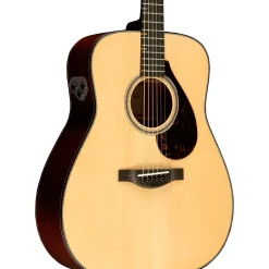 Yamaha FG9 MX Mahogany Dreadnought Acoustic-Electric Guitar Natural