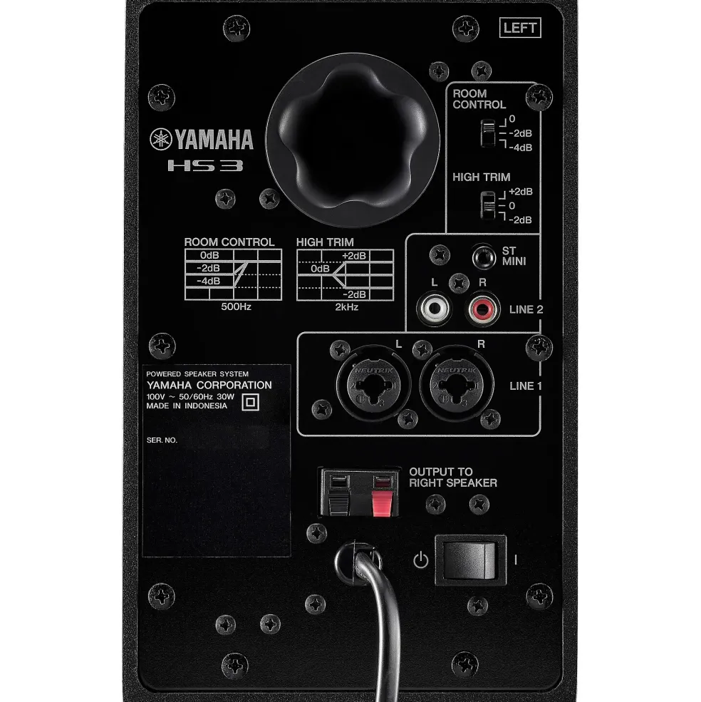 Yamaha HS3 3.5" Black Powered Studio Monitors (Pair)