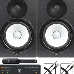 Yamaha HS8 8" Studio Monitor Pair with IK Multimedia ARC Studio Advanced Room Correction System