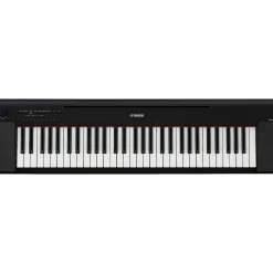 Yamaha Piaggero NP-15 61-Key Portable Keyboard With Power Adapter Black