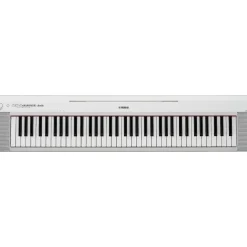 Yamaha Piaggero NP-35 76-Key Portable Keyboard Essentials Bundle White