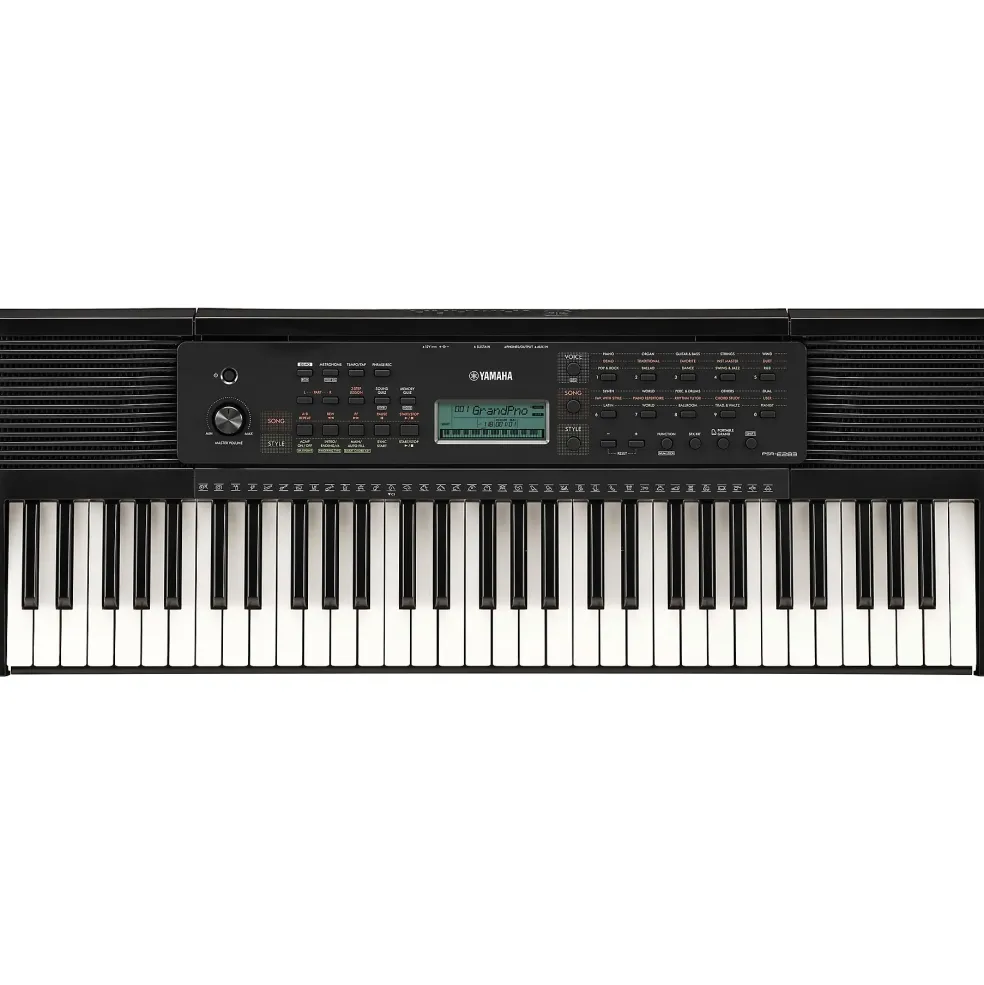 Yamaha PSRE283 61-Key Portable Keyboard Essentials Bundle