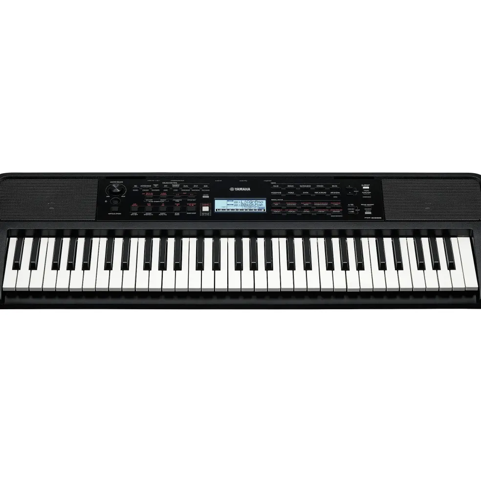 Yamaha PSRE283 61-Key Portable Keyboard Essentials Bundle