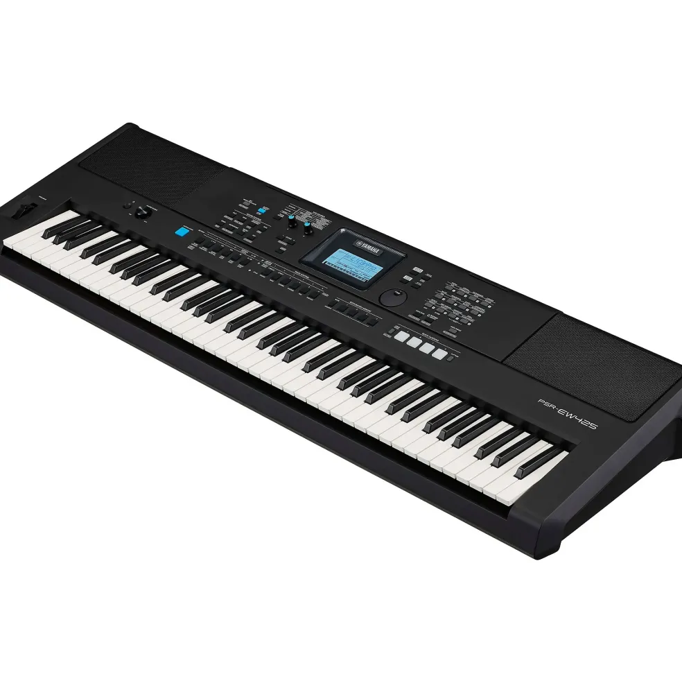 Yamaha PSR-EW425 High-Level Portable Keyboard Package Essentials Package