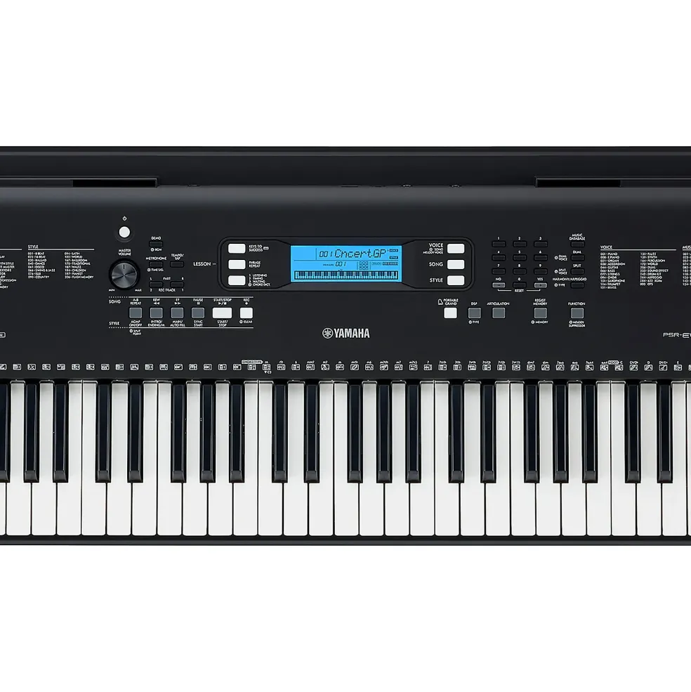 Yamaha PSR-EW310 76-Key Portable Keyboard With Power Adapter