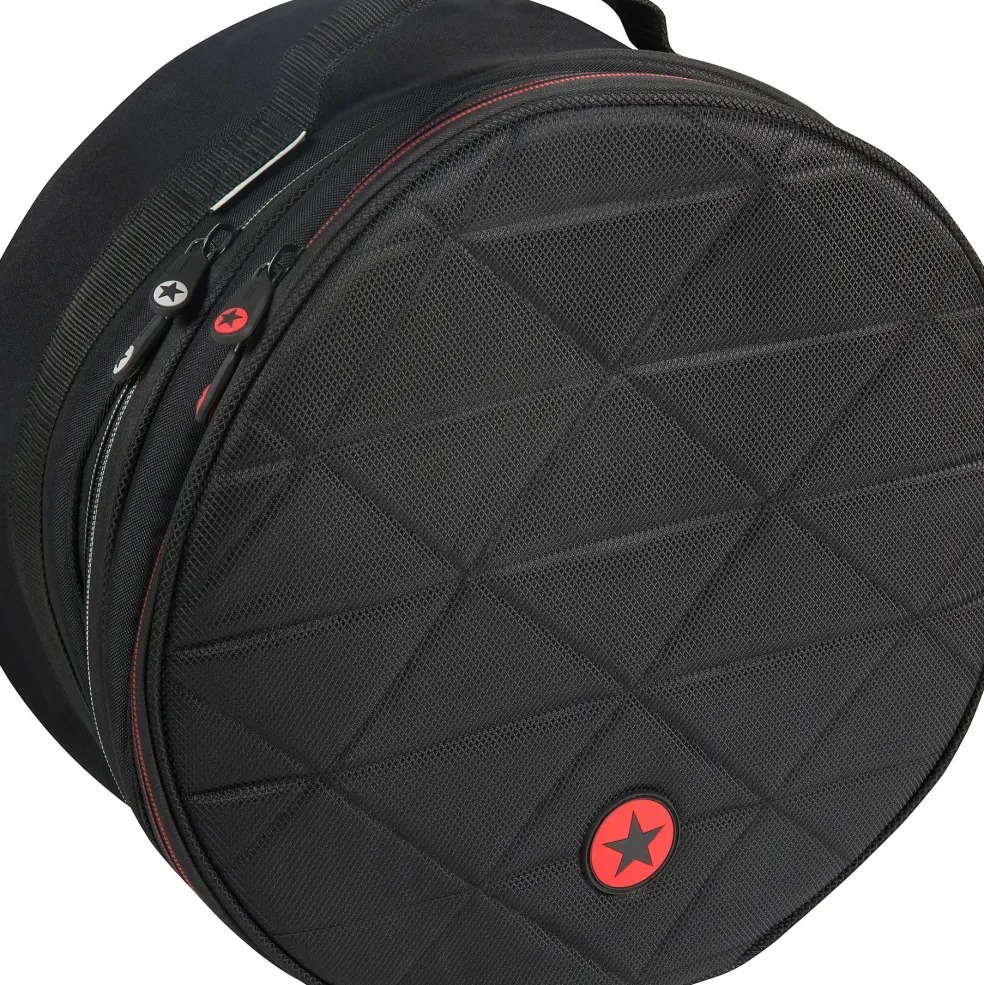 Yamaha Raven Black Stage Custom Birch Snare with Road Runner Bag