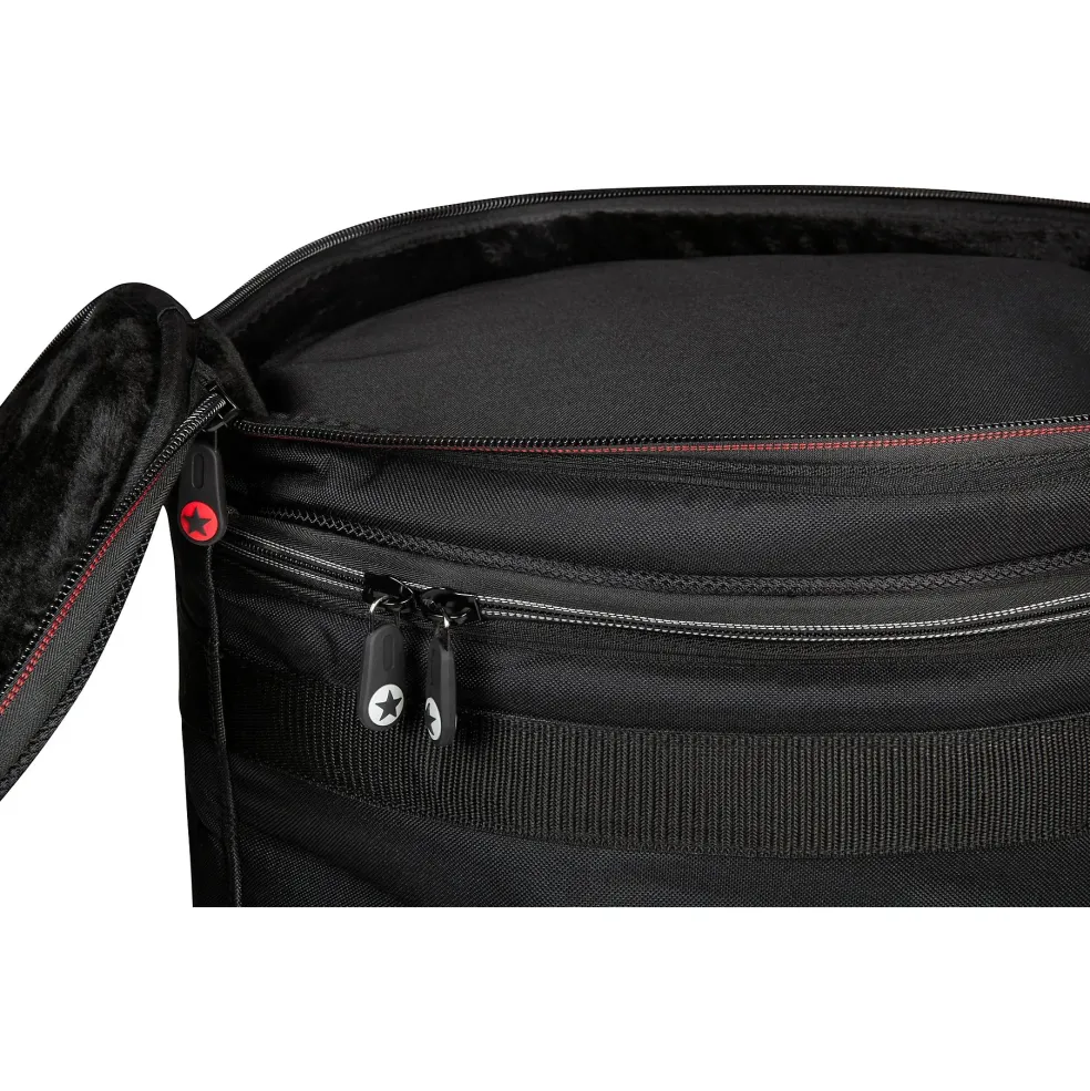 Yamaha Raven Black Stage Custom Birch Snare with Road Runner Bag