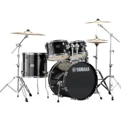Yamaha Rydeen 5-Piece Shell Pack With 20" Bass Drum Black Glitter