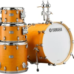 Yamaha Tour Custom Maple 4-Piece Shell Pack With 20" Bass Drum Caramel Satin