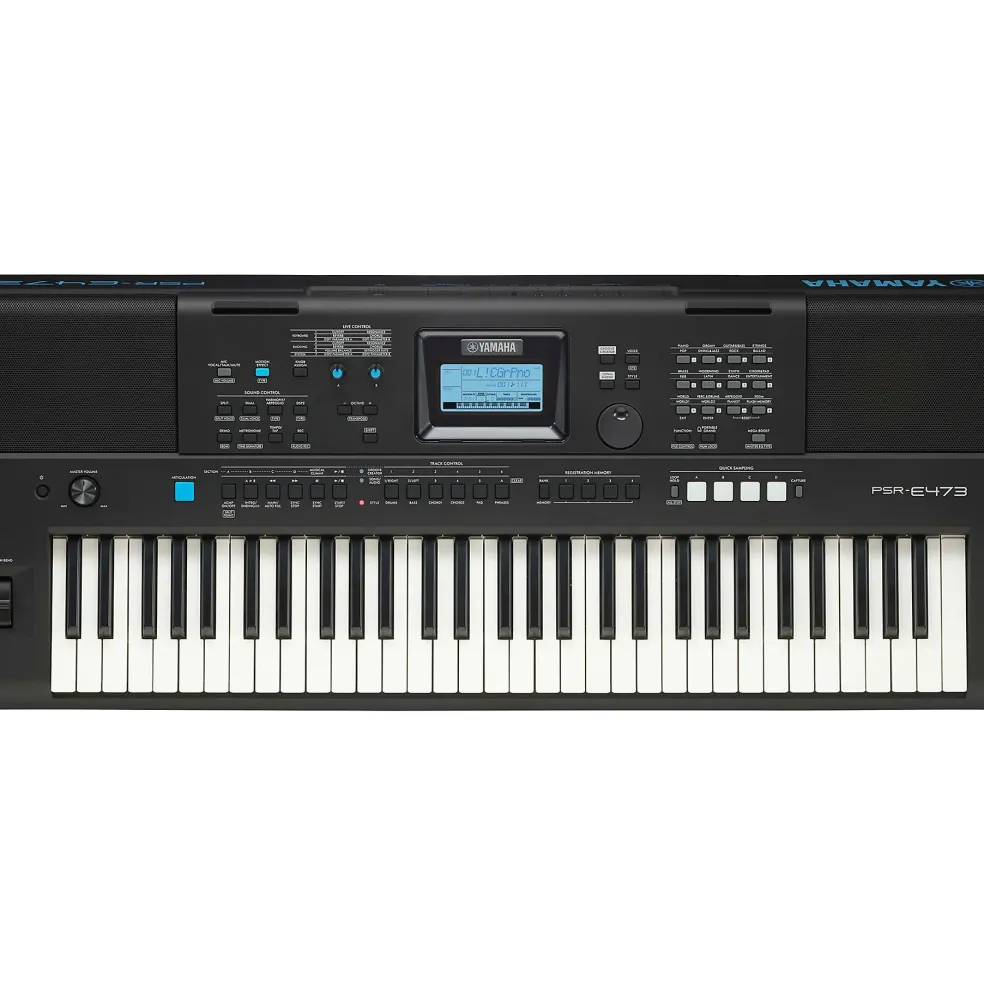 Yamaha Yamaha PSR-E473 High-Level Portable Keyboard Package Essentials Package