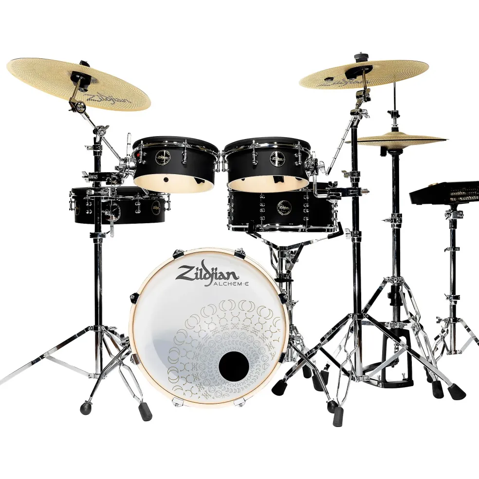 Zildjian ALCHEM-E Bronze EX Electronic Drum Kit With Simmons DA2112 Amp