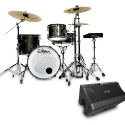 Zildjian ALCHEM-E Gold Electronic Drum Kit With Simmons DA2112 Amp