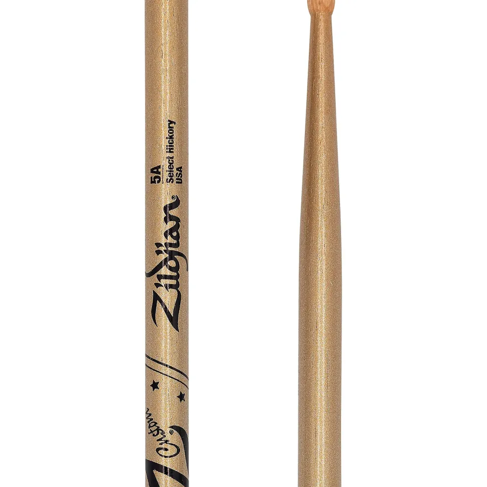 Zildjian Limited-Edition Z Custom Gold Chroma Drum Sticks 5A Wood