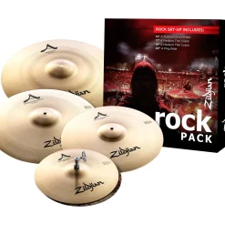 Zildjian Zildjian A Series Cymbal Pack Rock With Free 17" Crash