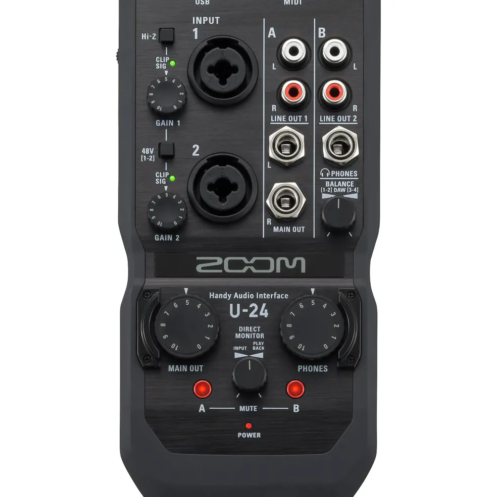 Zoom U-24 Handy Audio Interface