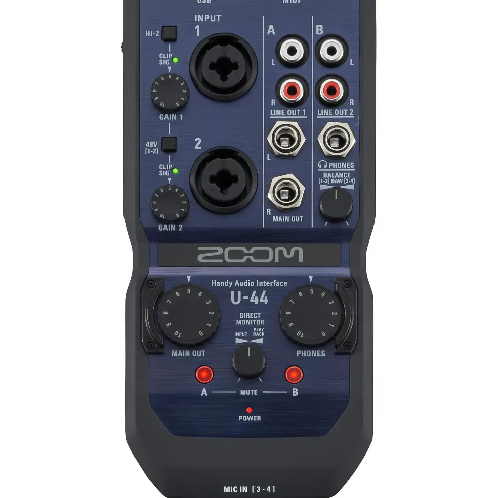Zoom U-44 Handy Audio Interface